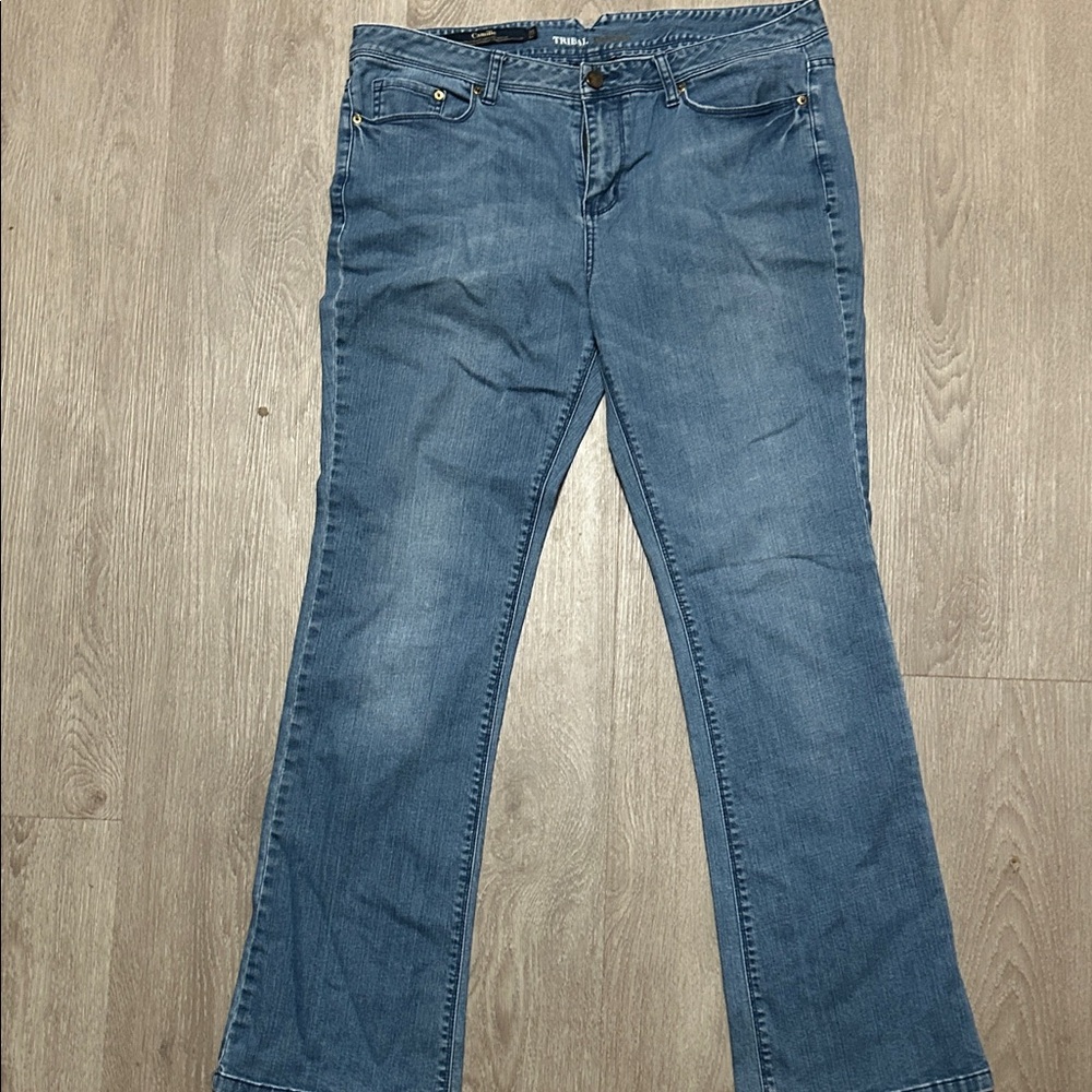 Tribal Women's Classic Denim Straight Leg Jeans